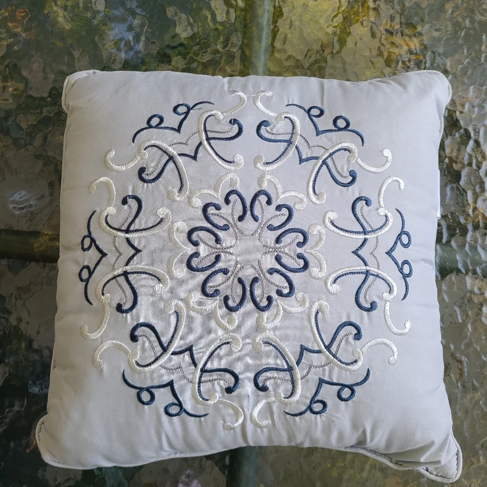 Madison Park embroidered throw